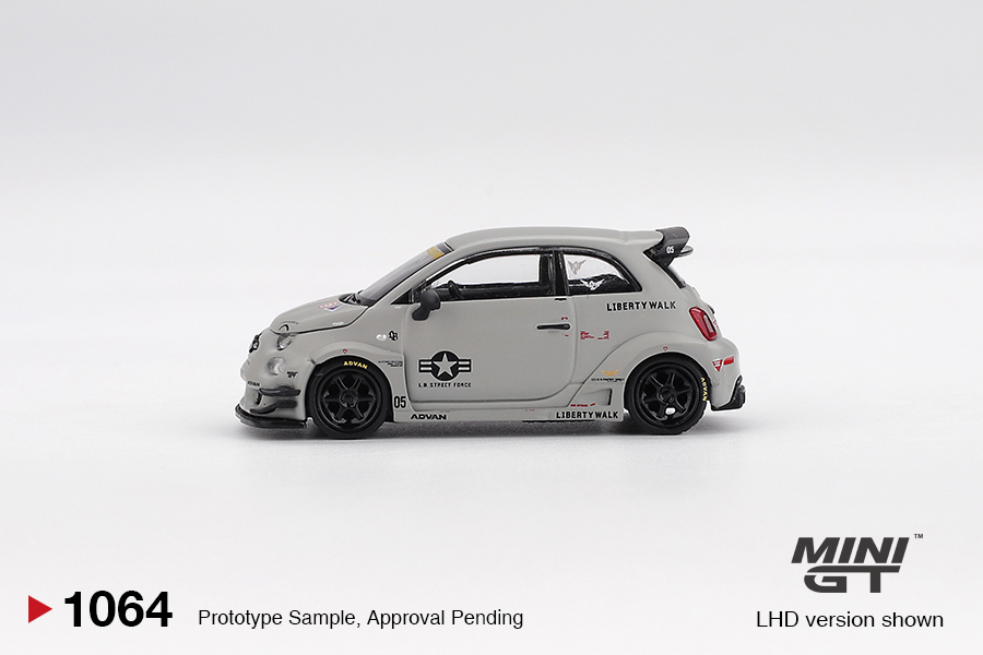 MINI GT -1064 - Abarth 595 LB-WORKS x Abas Works Fighters
